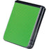 Green Carbon Fiber Specialty Material Galaxy Z Flip5 5G Skin